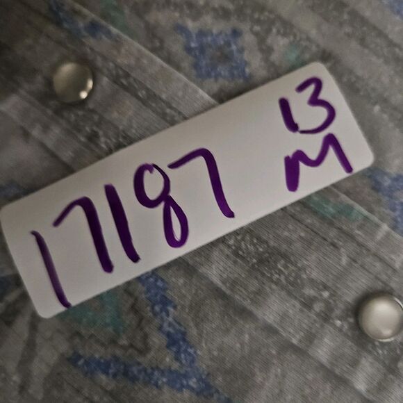 VTG H Bar C Ranchwear Shirt Men 17.5 34 Pearl Snap Western Aztec Southwester USA - Picture 11 of 11